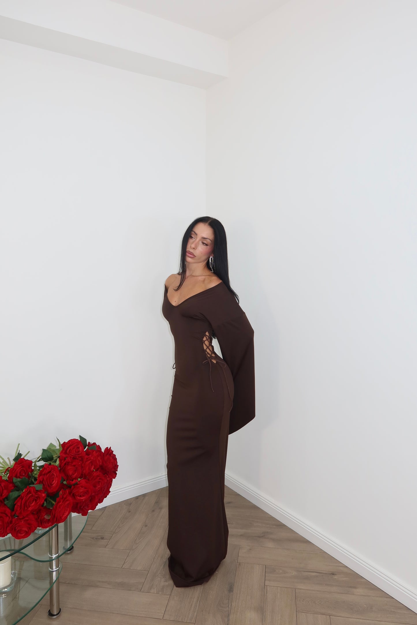 LongDress SABINE choco
