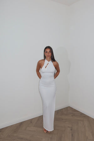 LongDress DELYA bianco