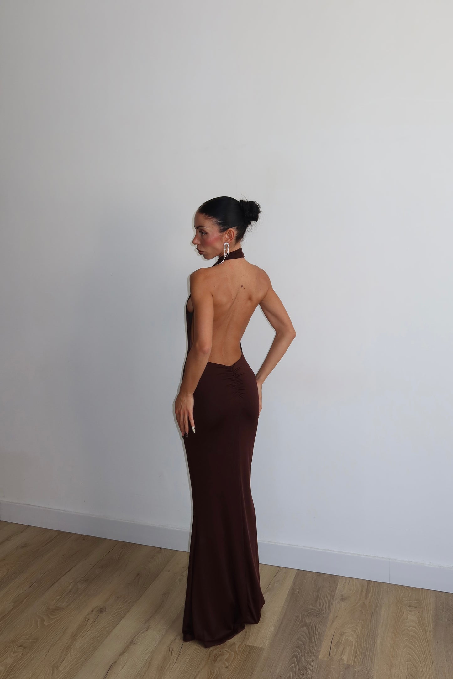 LongDress BERNICE choco