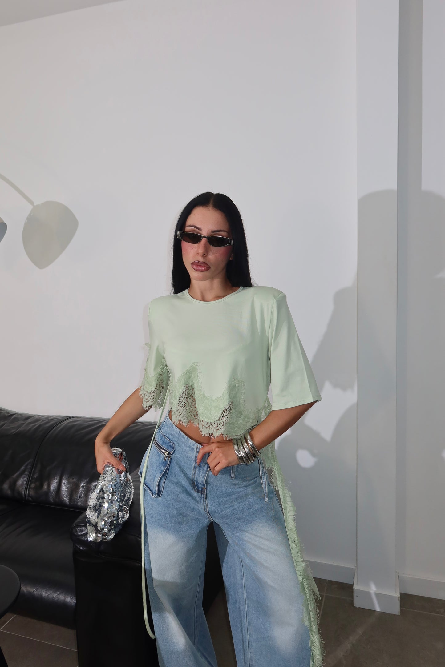 Maglia NO CAPTION verde menta