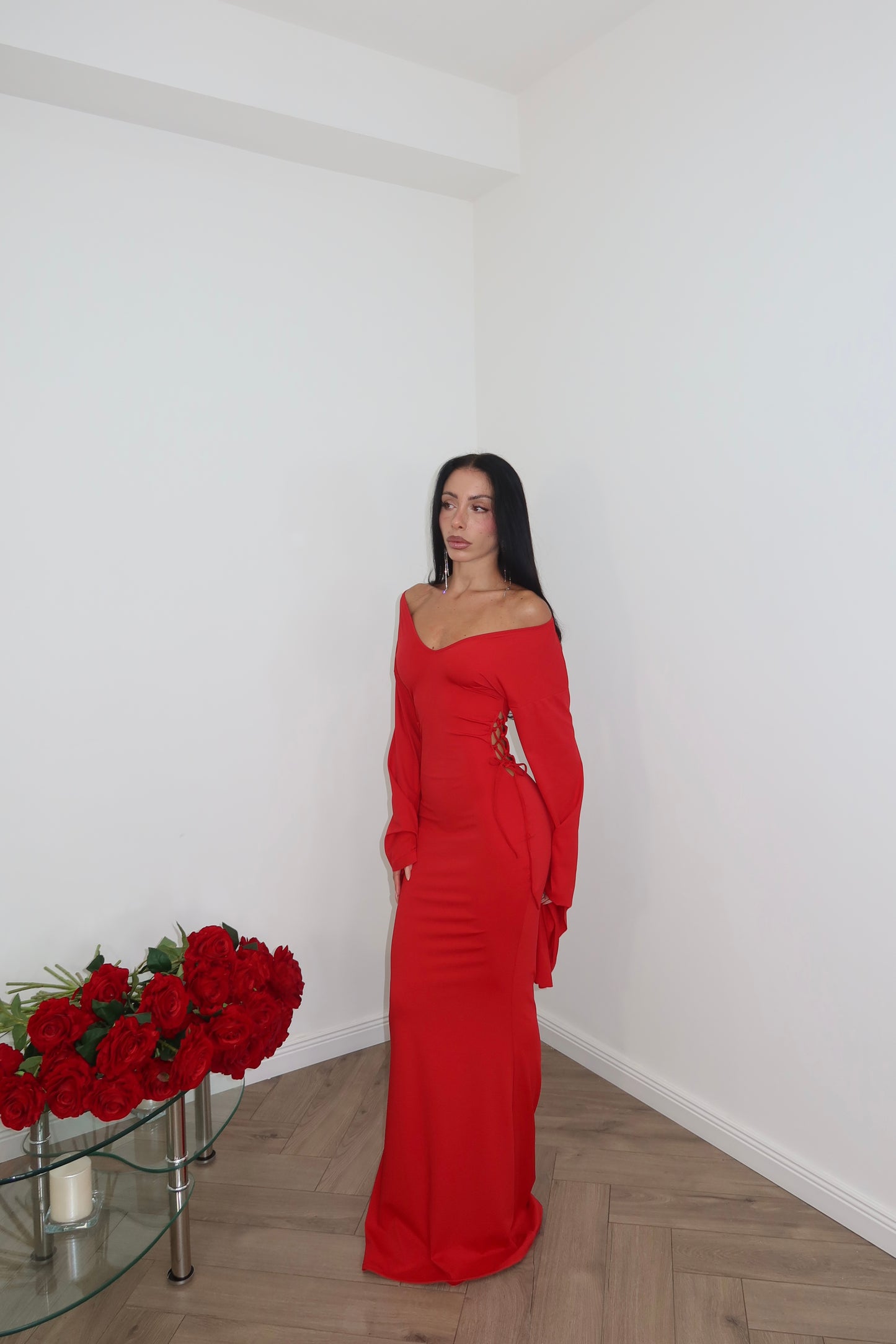 LongDress SABINE rosso