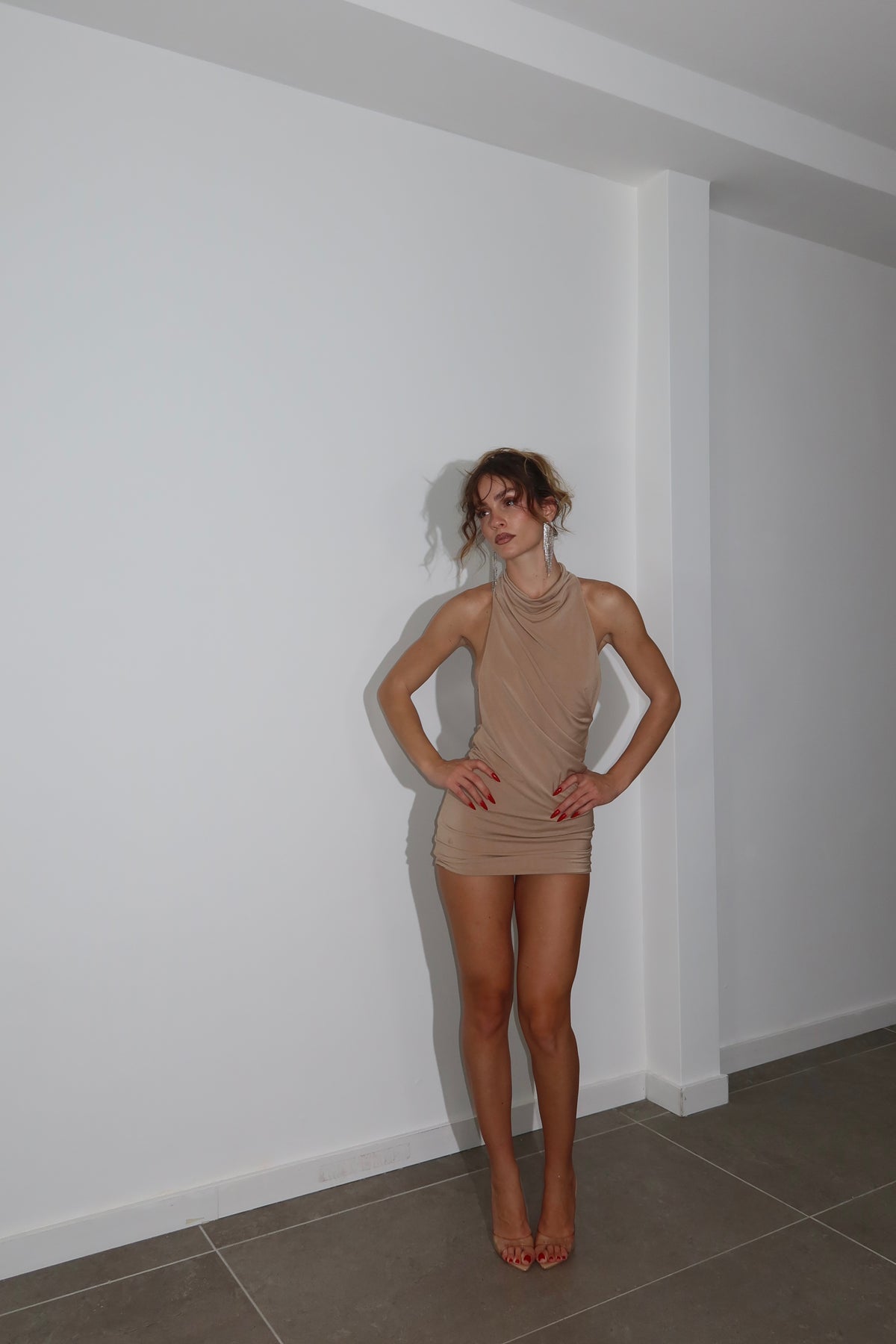 MiniDress LOLA beige