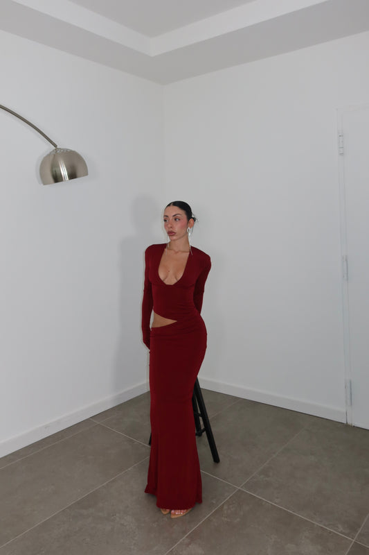 LongDress VERONIQUE bordeaux