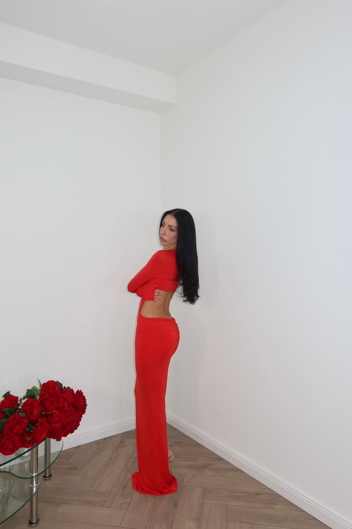 LongDress MELODY rosso