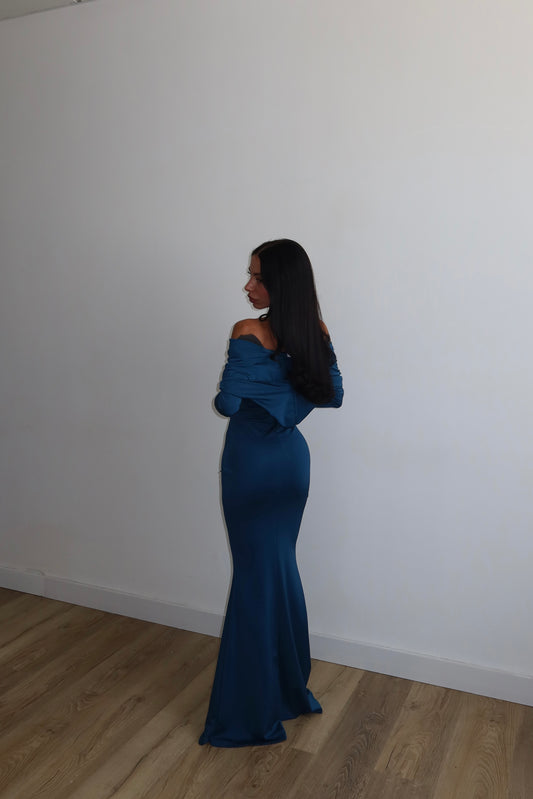 LongDress MILLE MODI ottanio