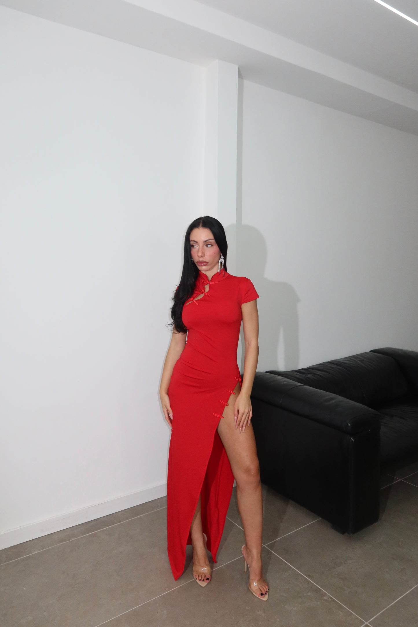 LongDress DALIAN rosso