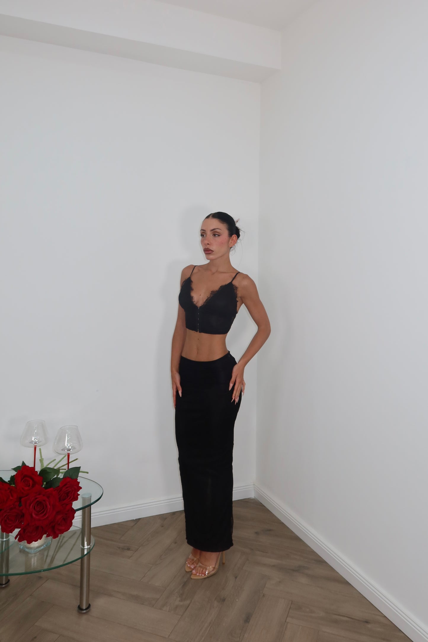 Cordset CRESSIDA nero