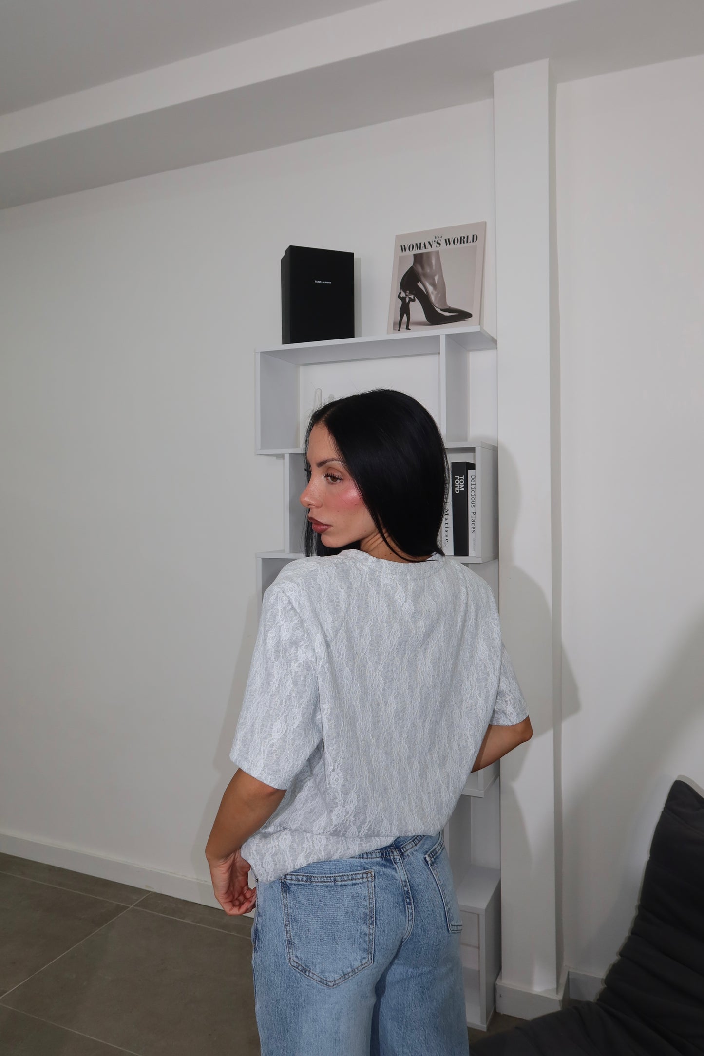 Maglia LACE grigia