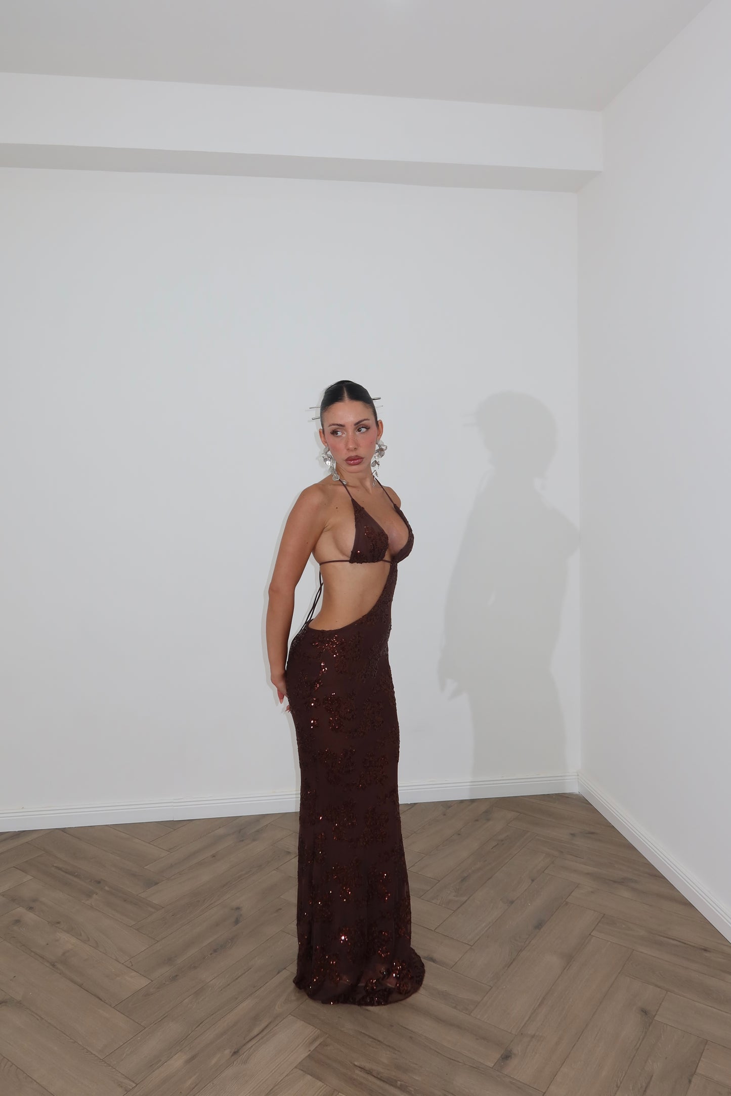 LongDress MIELE choco
