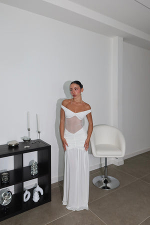 LongDress LEANDRA bianco