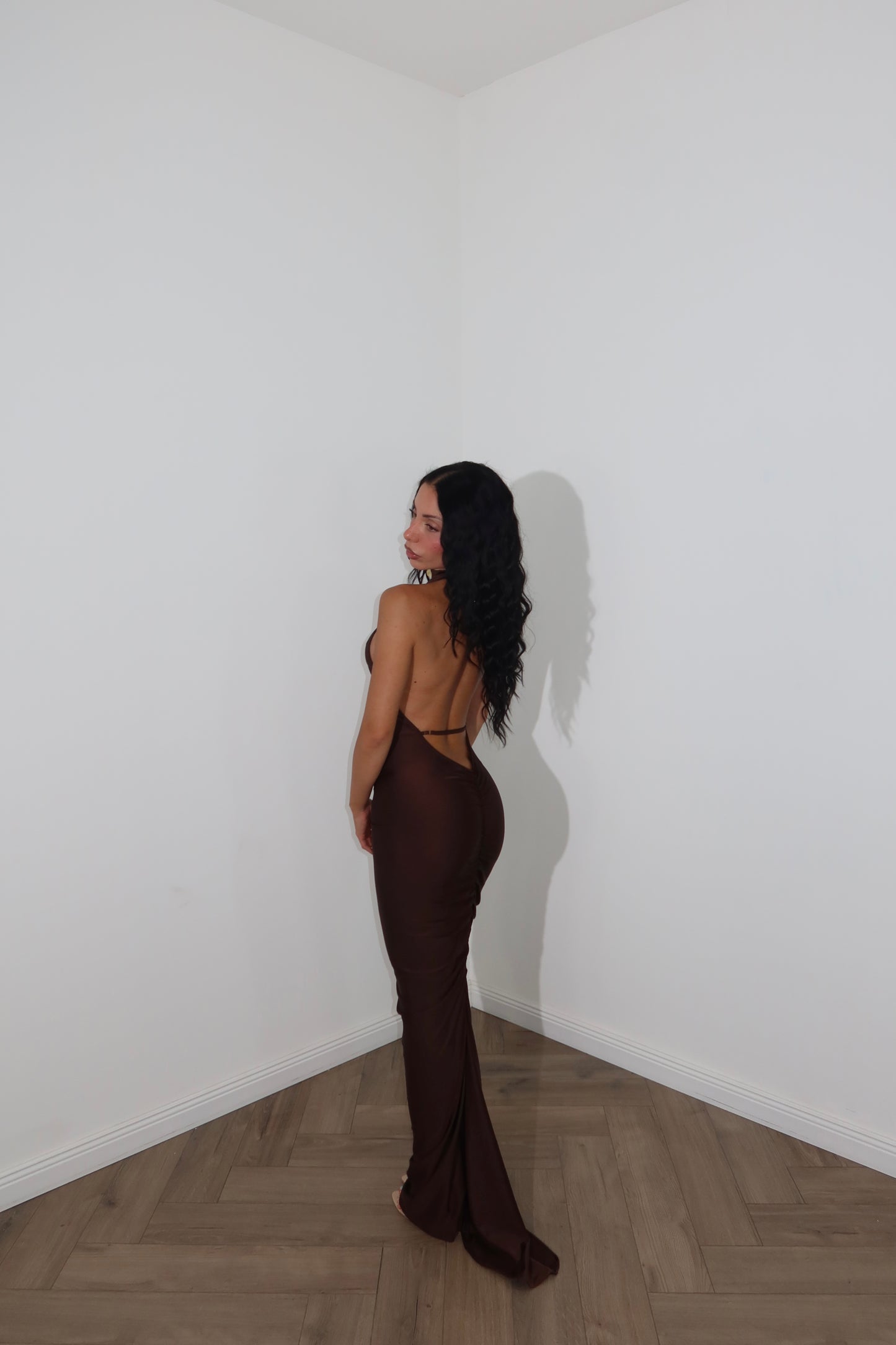 LongDress OPRAH choco
