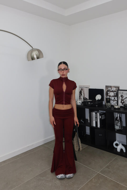 Cordset OKINAWA bordeaux