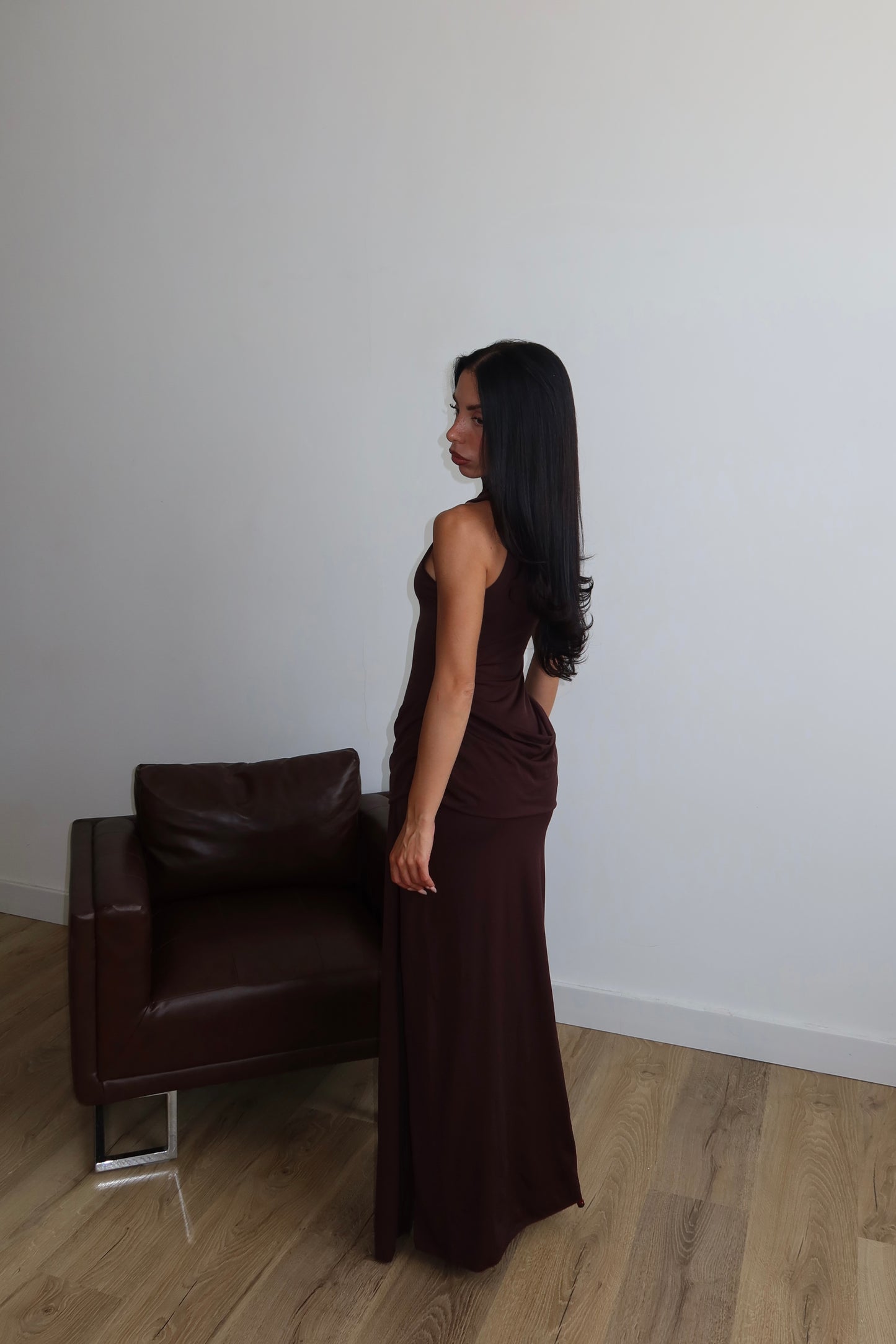 LongDress IMPERO choco