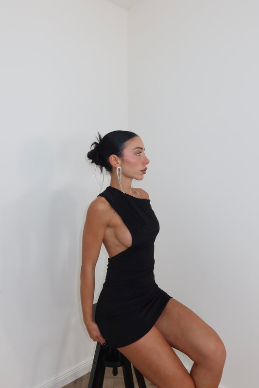 MiniDress ROMANTIC nero