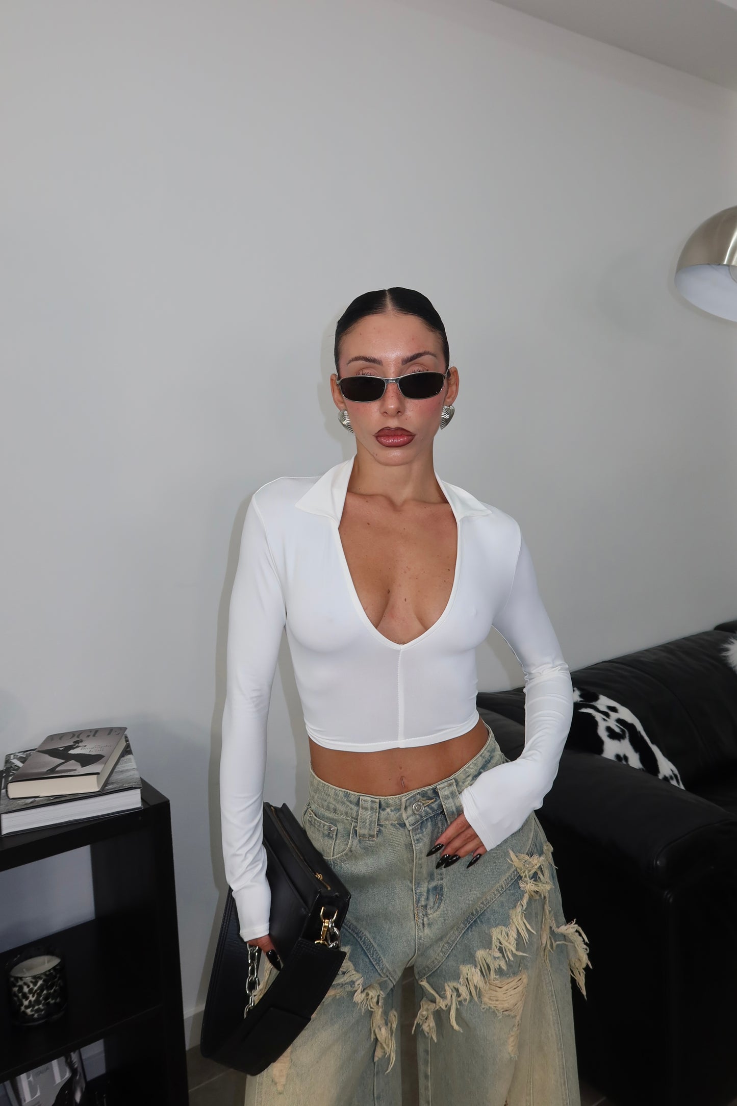 Top NILU bianco