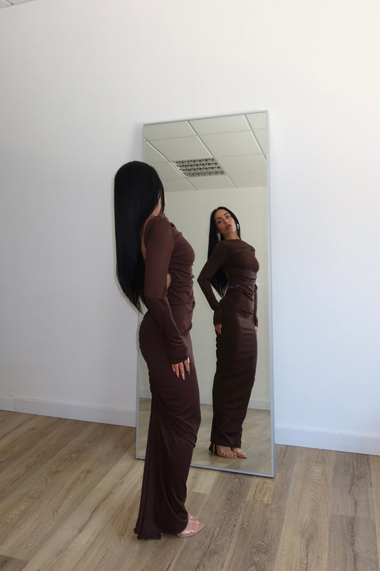 LongDress IVANA choco