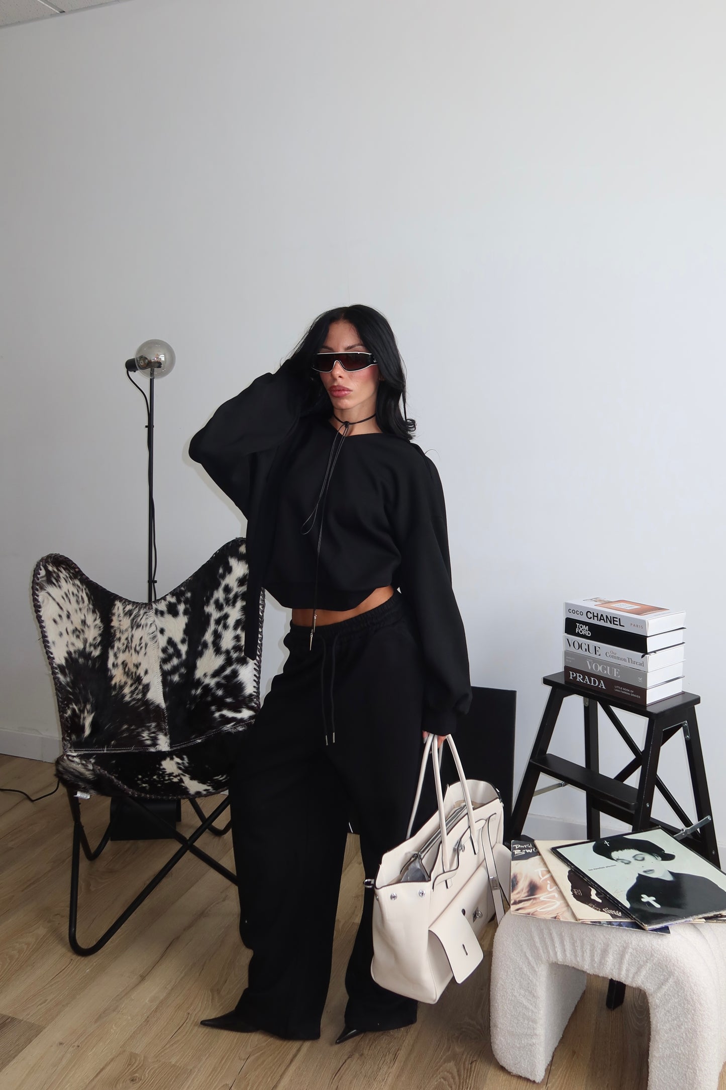 Cordset VICTORIA nero