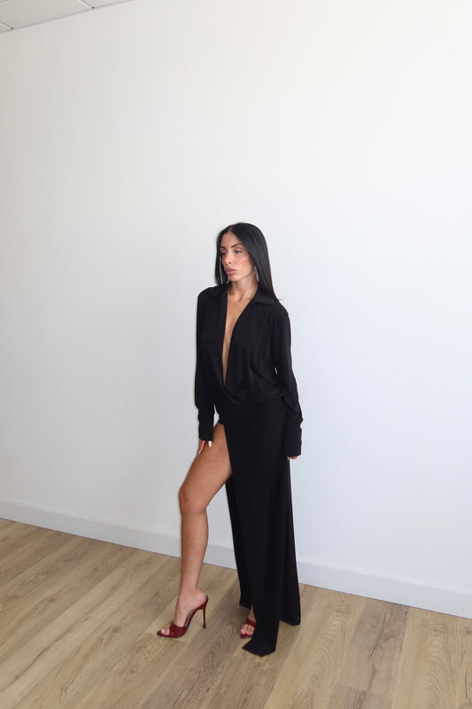 LongDress TATIANA nero