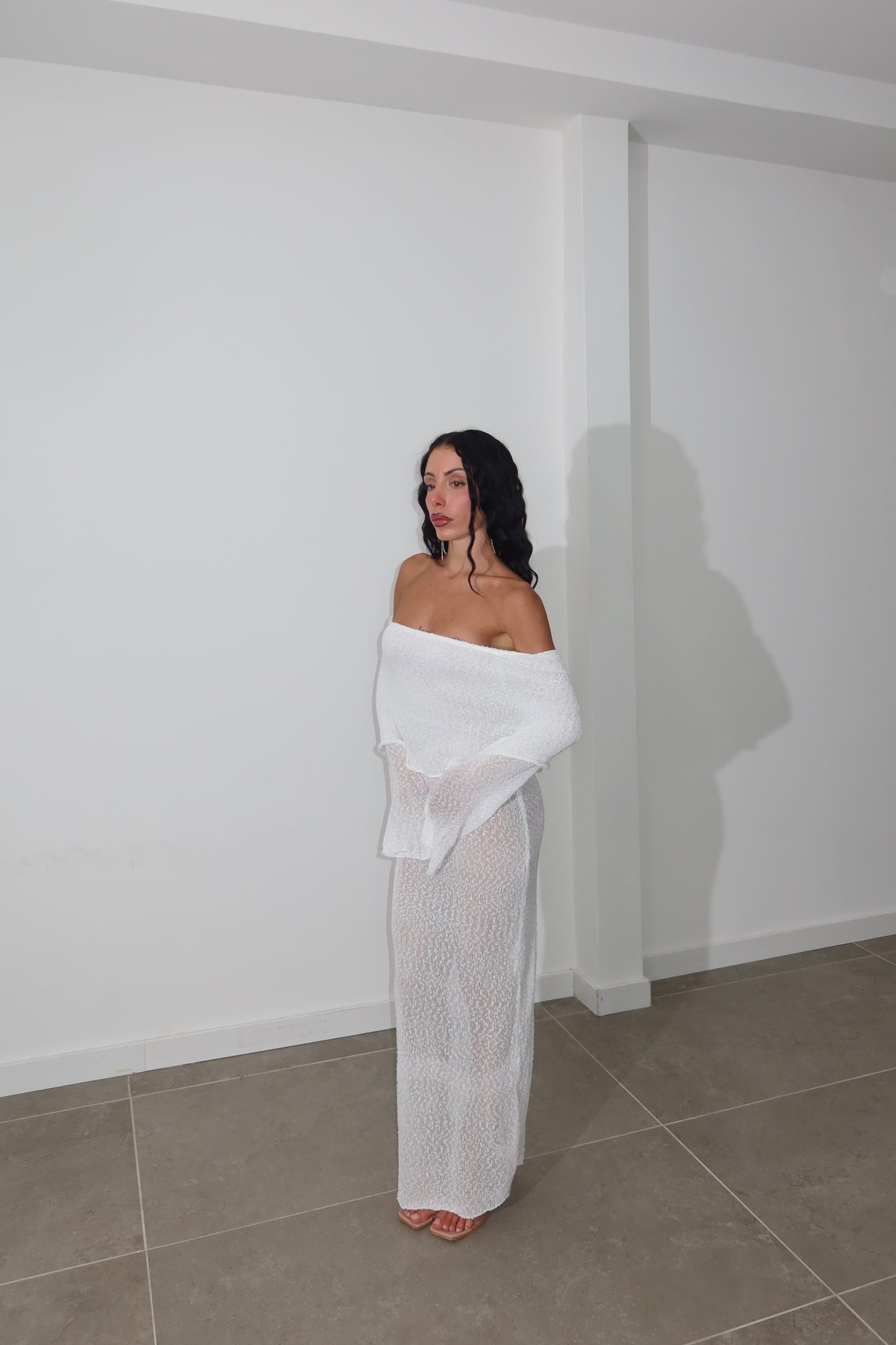 Longdress EUNICE bianco
