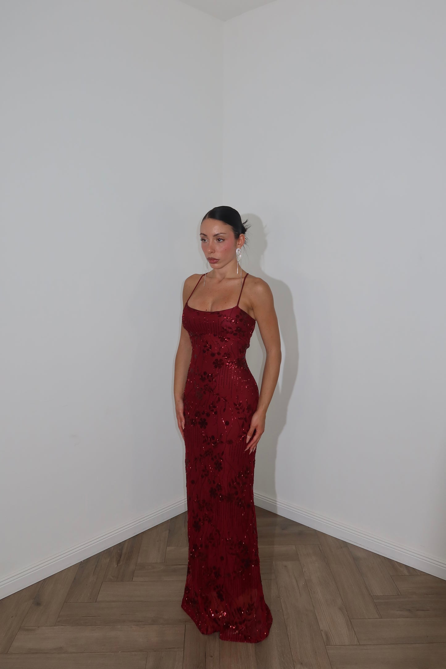 LongDress DULCE bordeaux