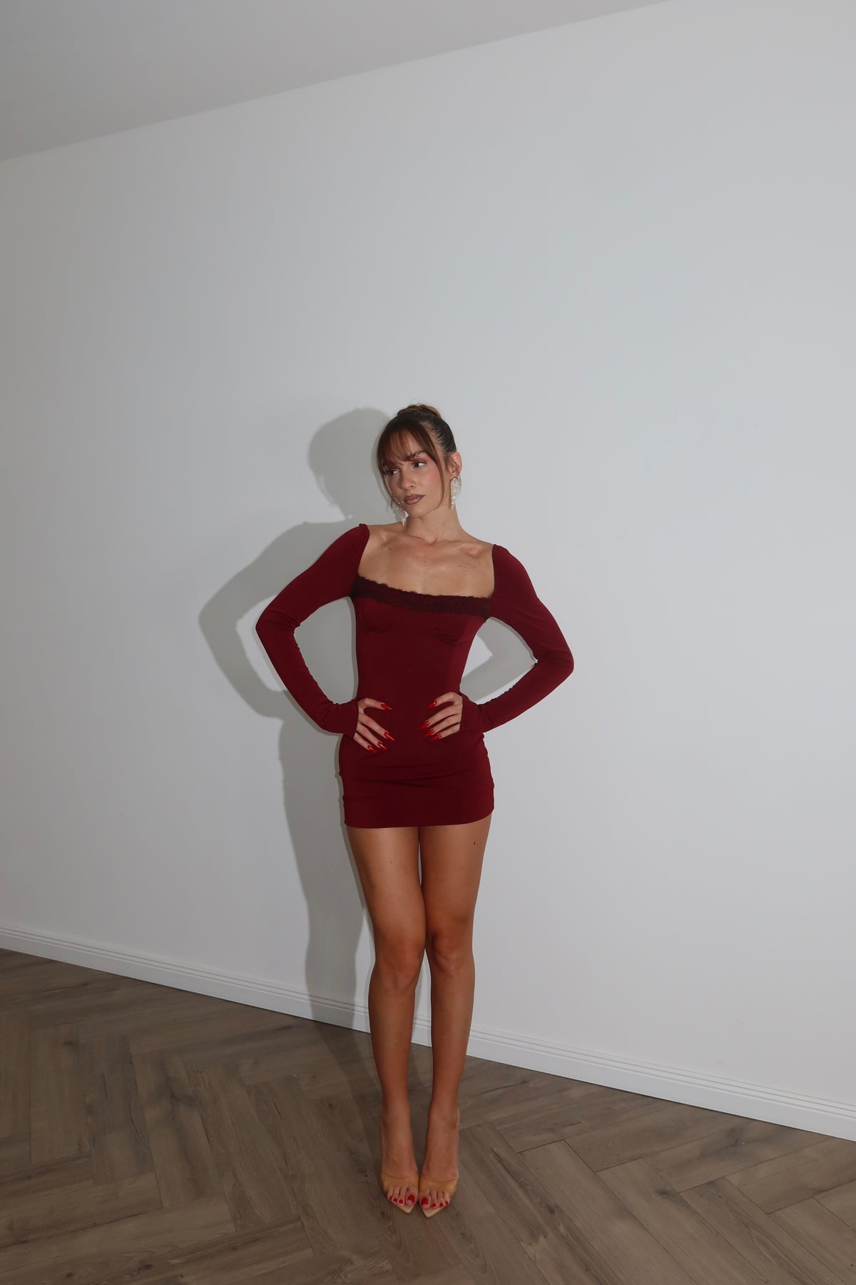 MiniDress EDEN bordeaux