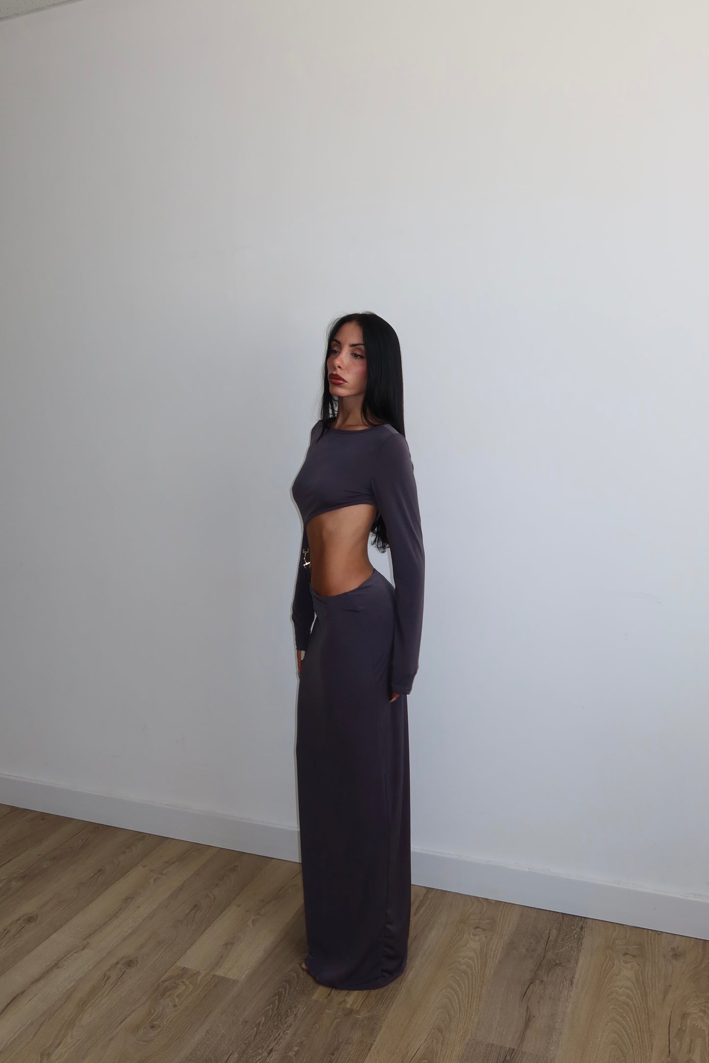 LongDress METAL grigio