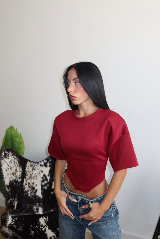 Maglia COOL bordeaux