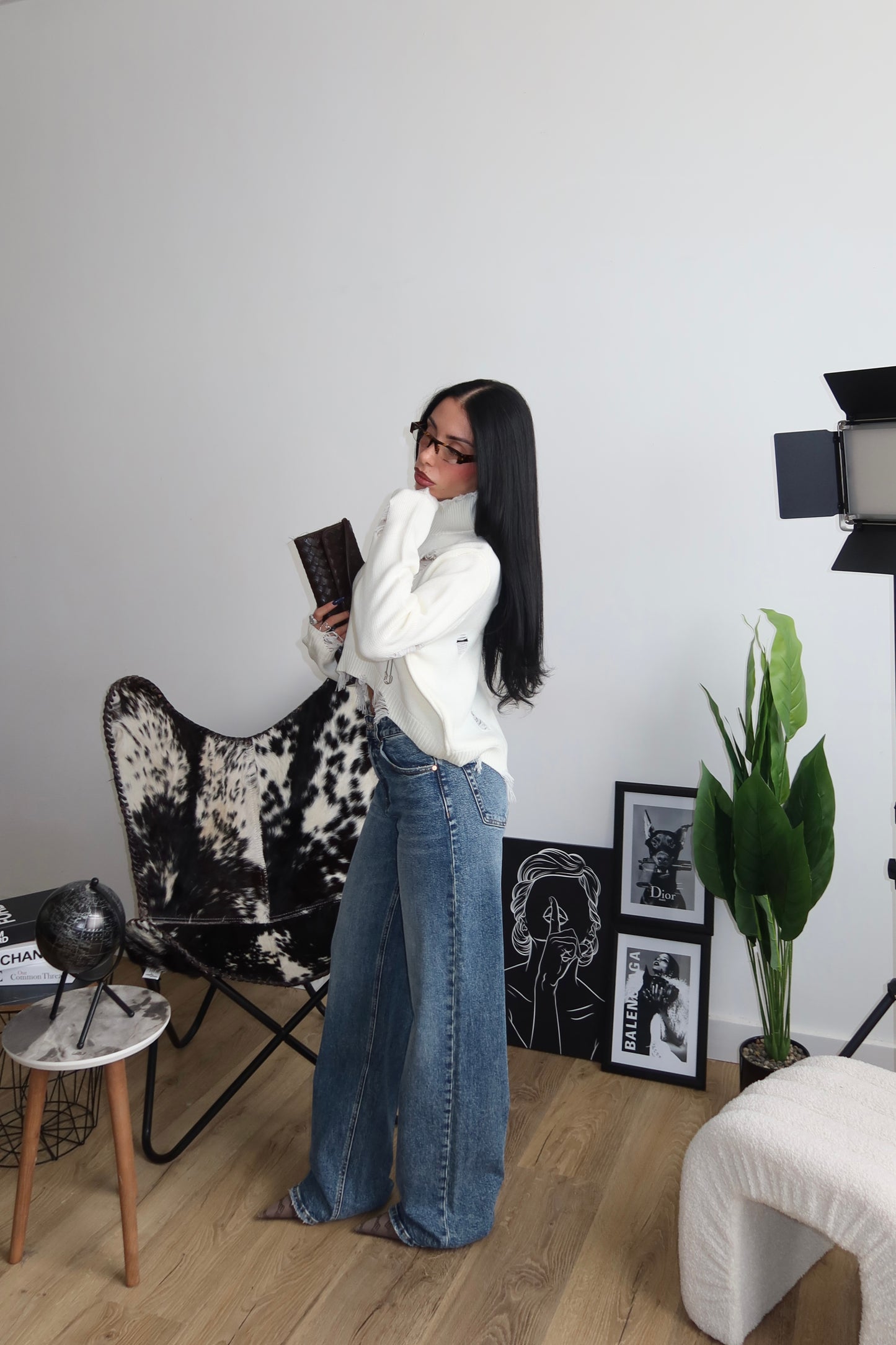 Maglione SPILL bianco