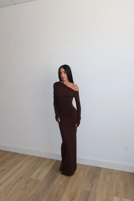 LongDress KIM choco