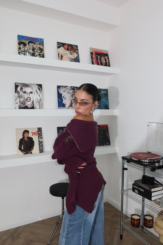 Maglione FAKING viola