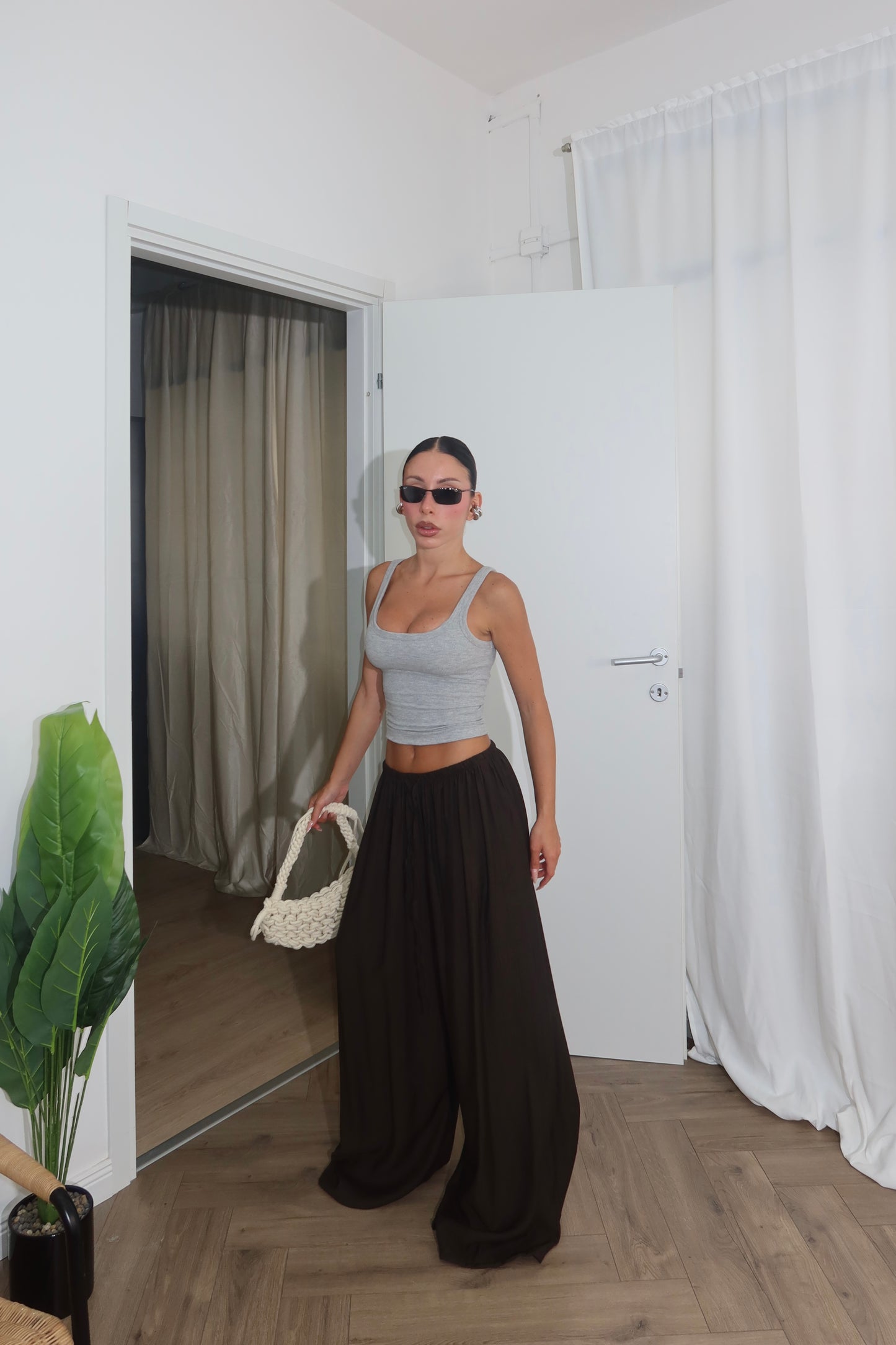 Pants FRESCO choco