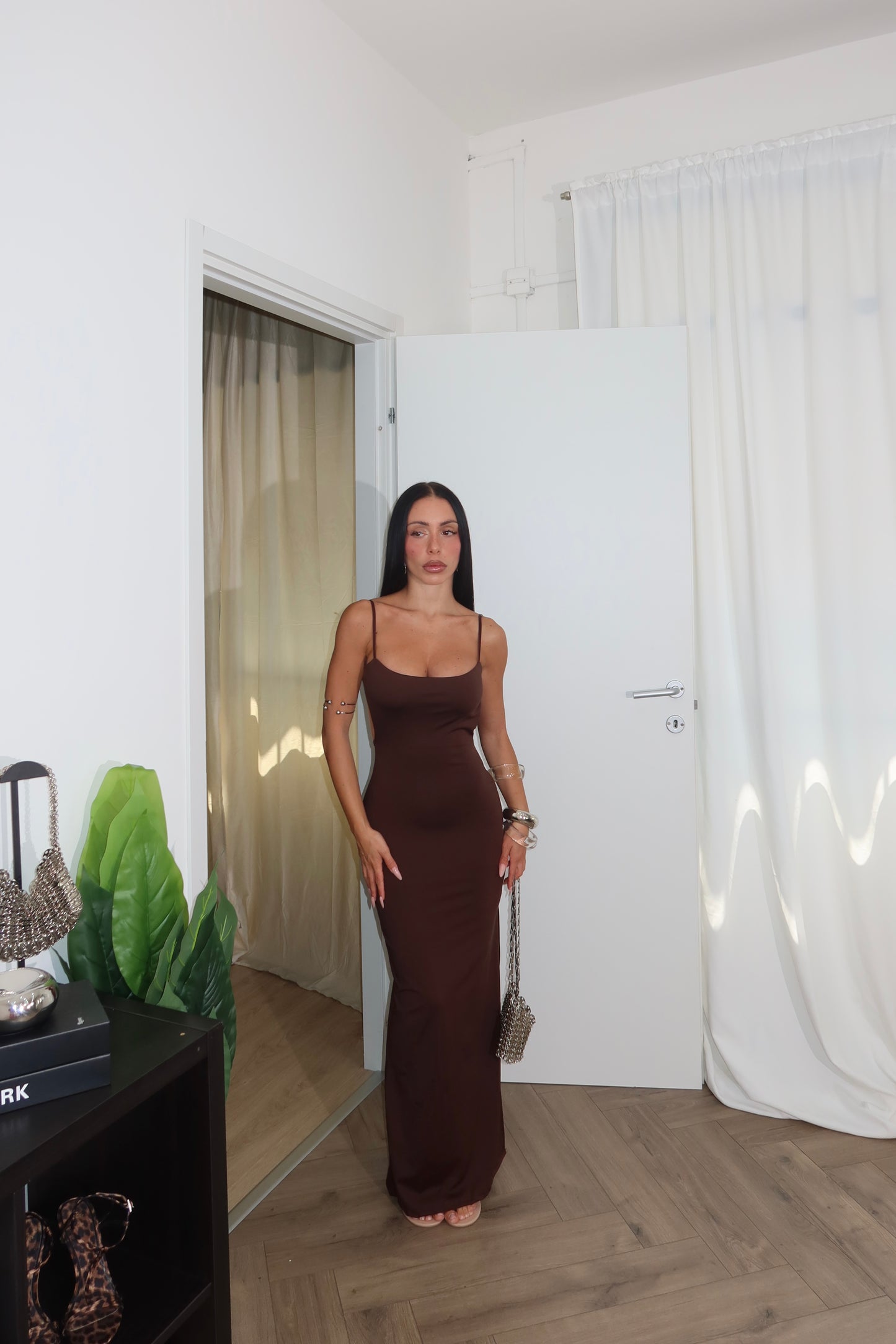 LongDress MIRELA choco