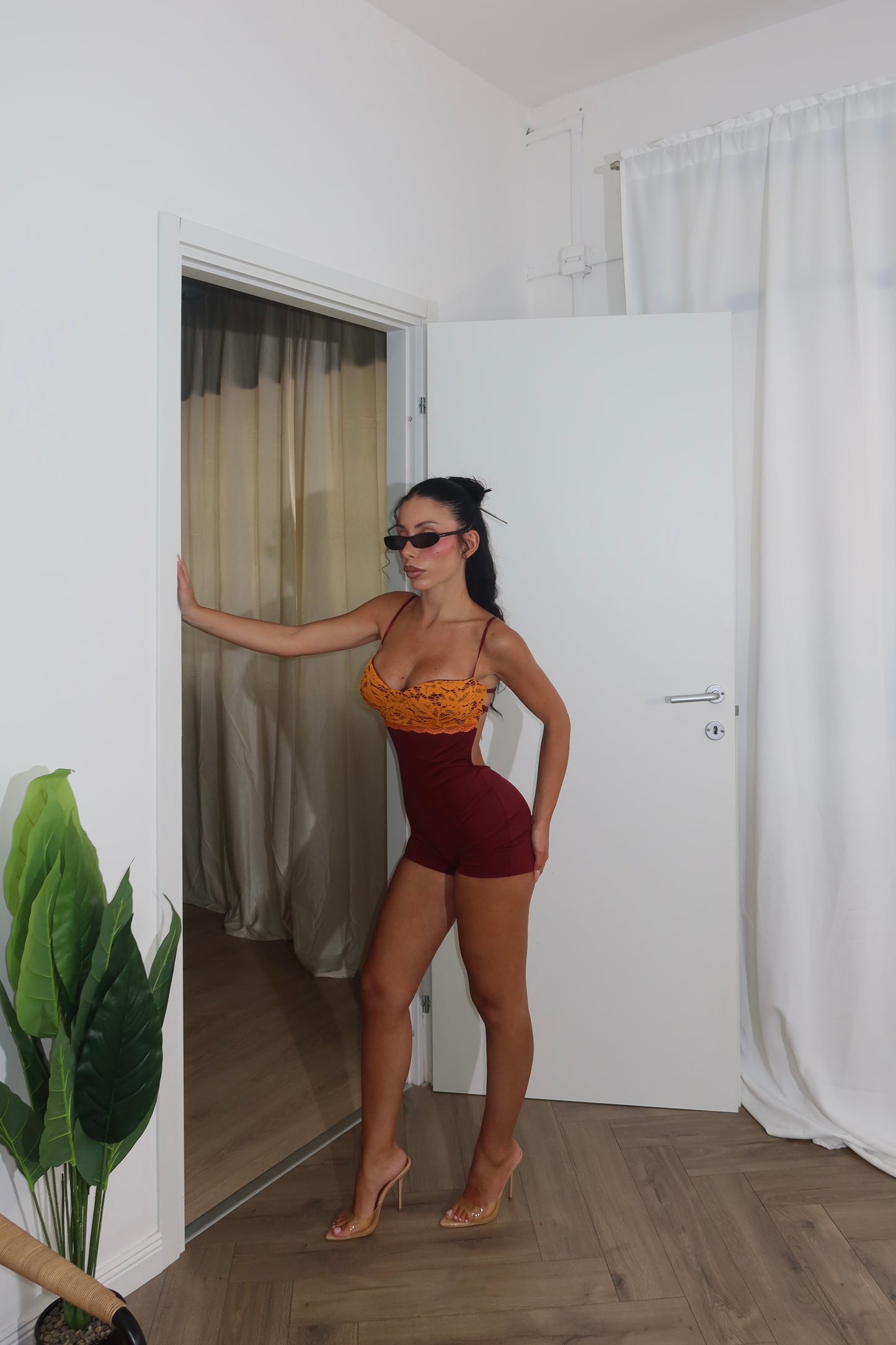 Minijump RICAMO bordeaux