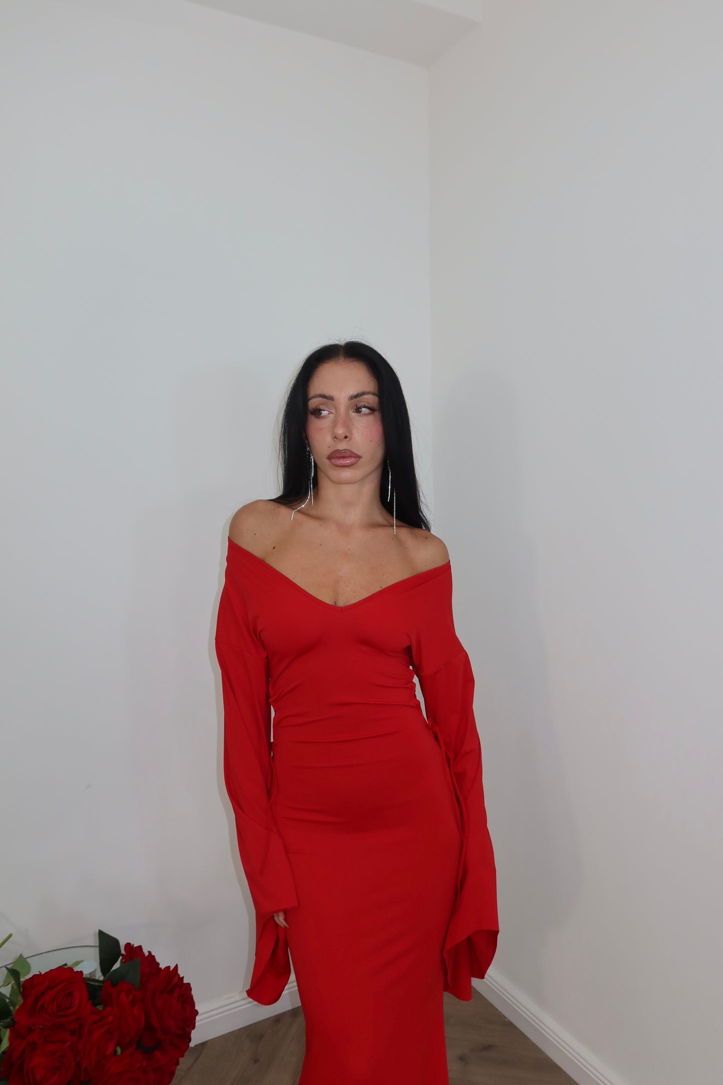 LongDress SABINE rosso