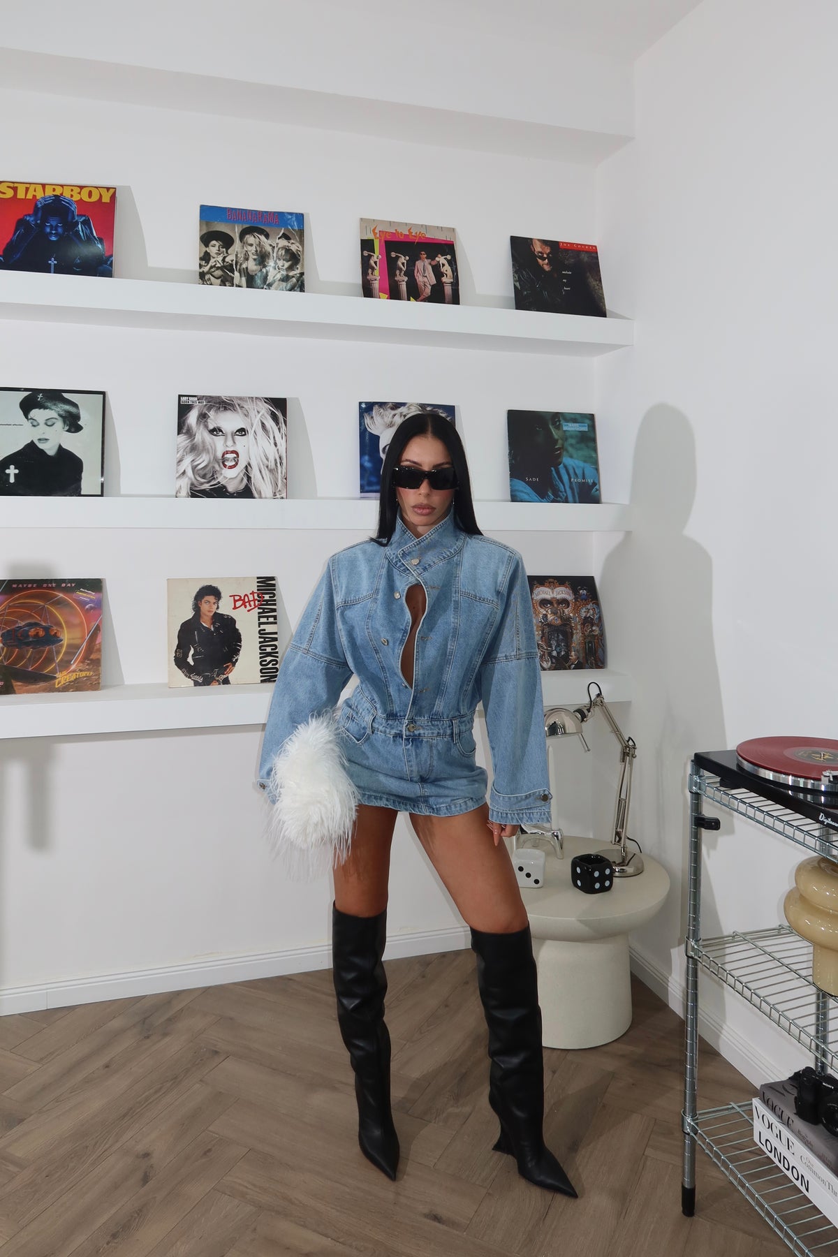 Dress RIRI light denim