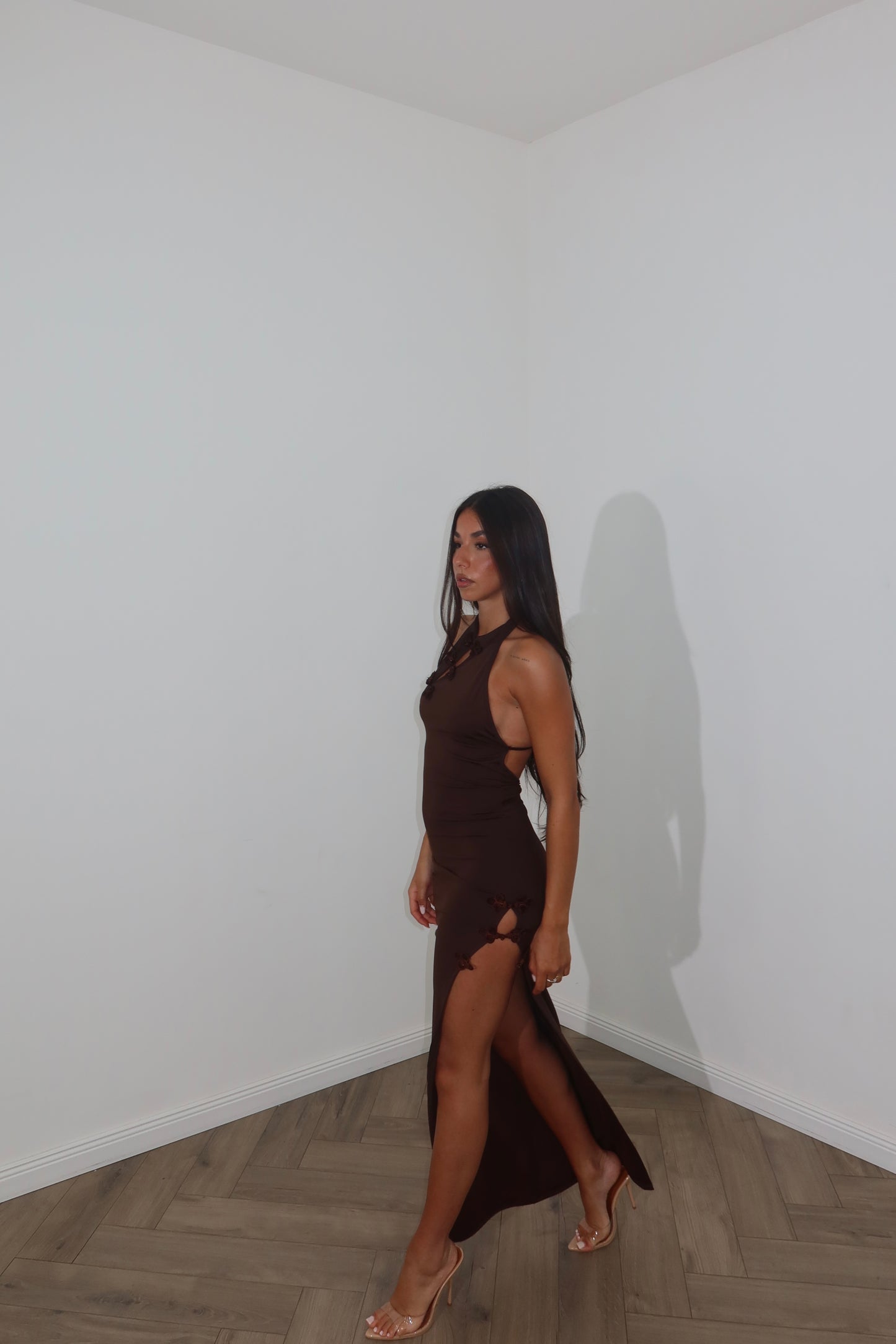 LongDress DELYA choco