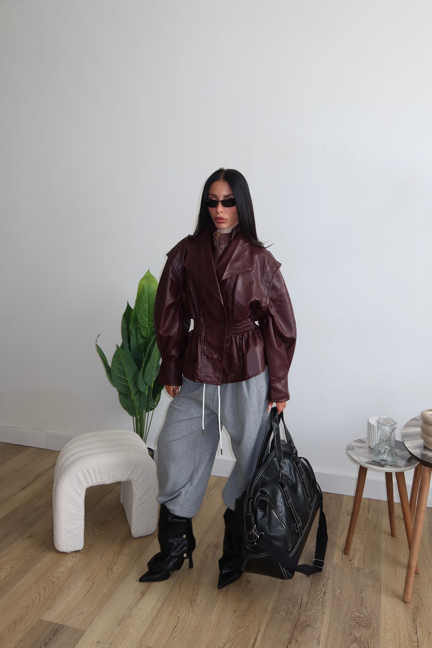 Giacca DRAP bordeaux