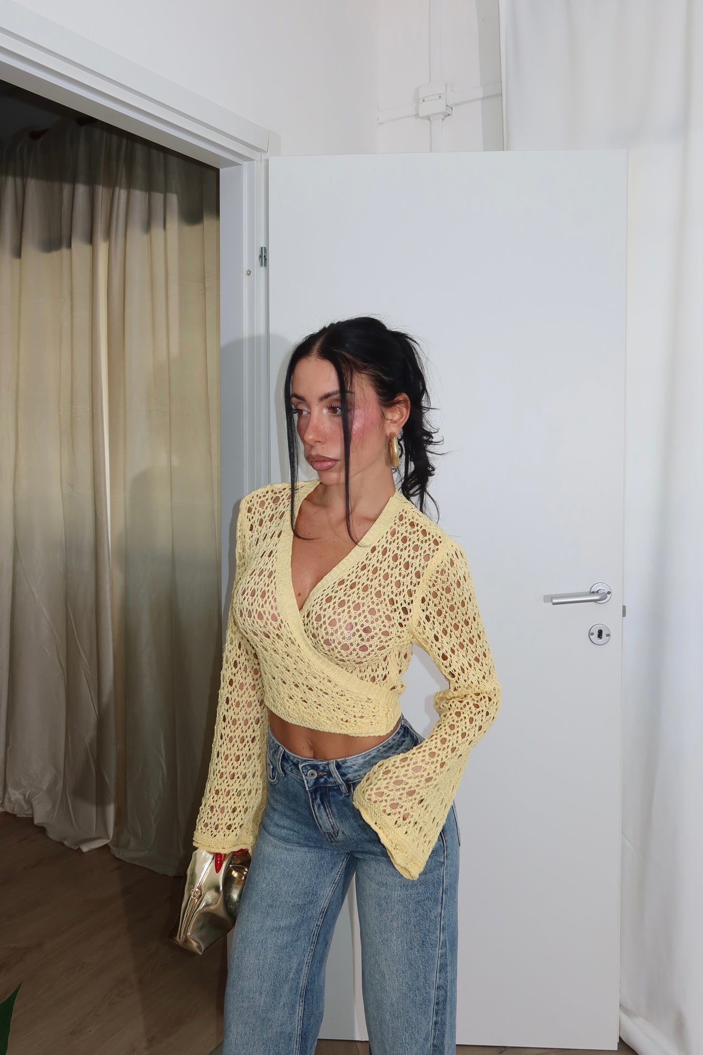 Incrociatina CROCHET giallo
