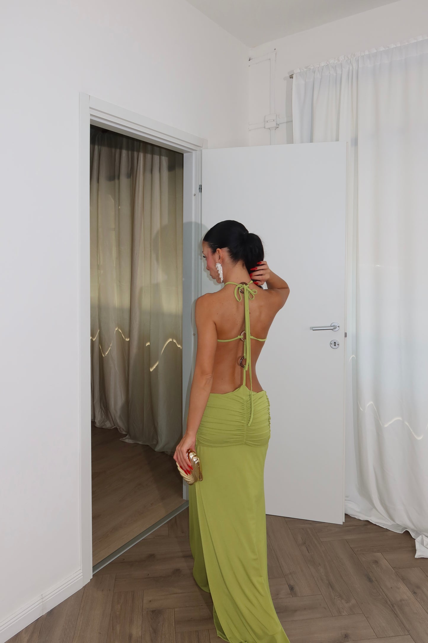LongDress PUNTA CANA verde acido
