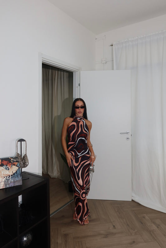 LongDress CARRIERA choco