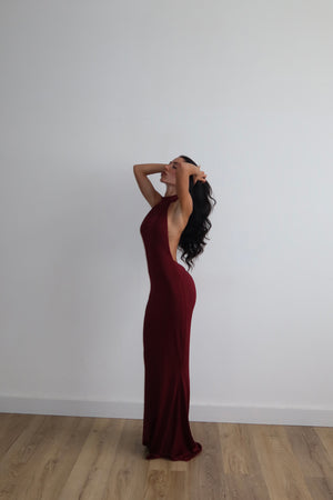 LongDress BERNICE bordeaux