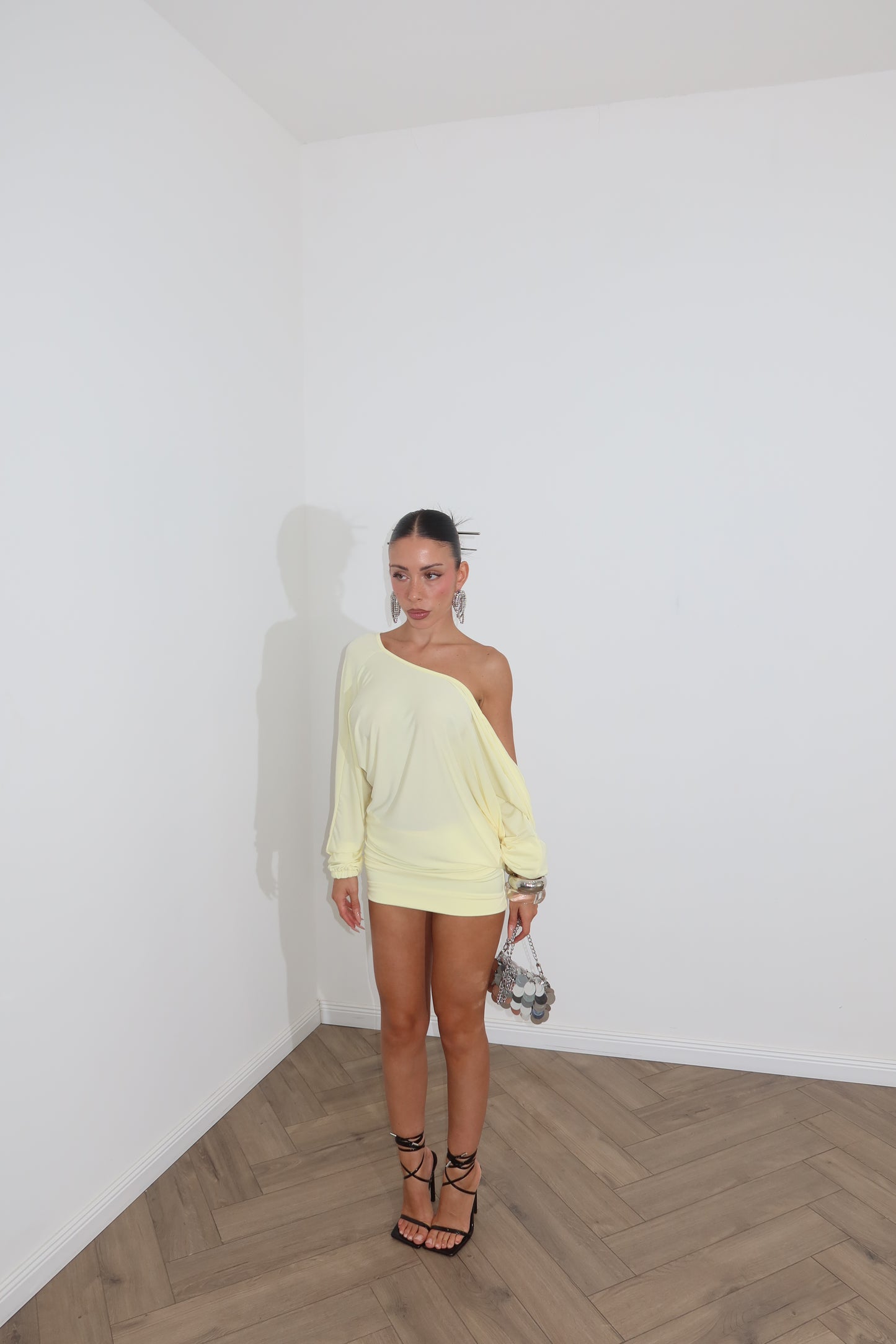 MiniDress MONOSPALLA giallo