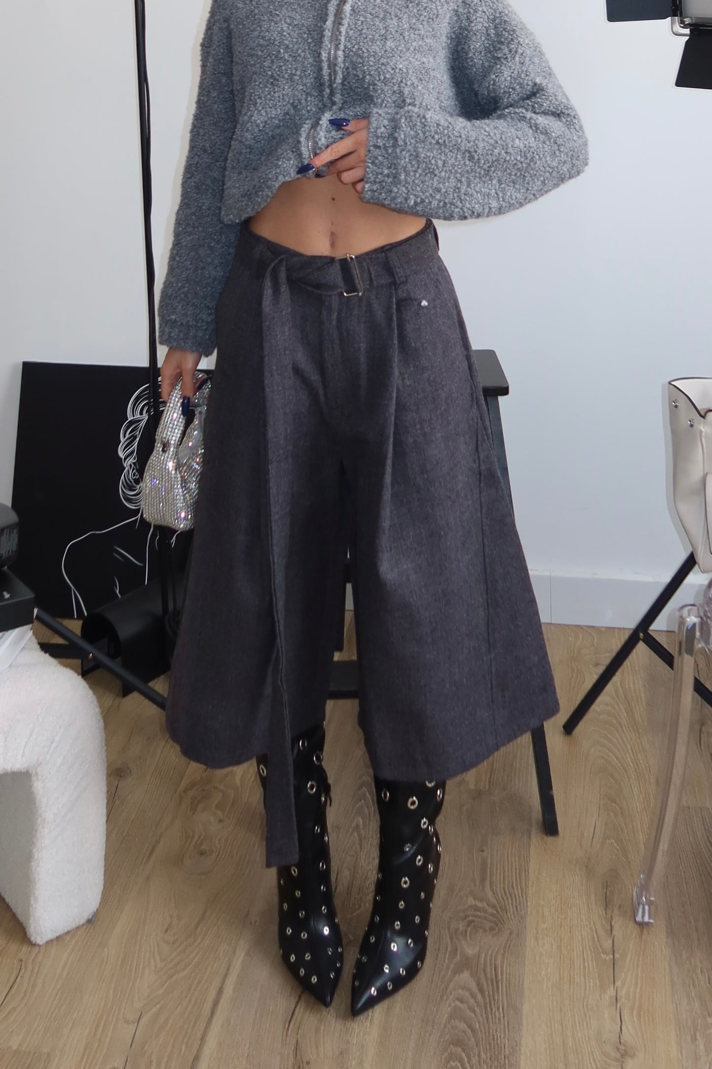 Bermuda DADDY LOVER grigio