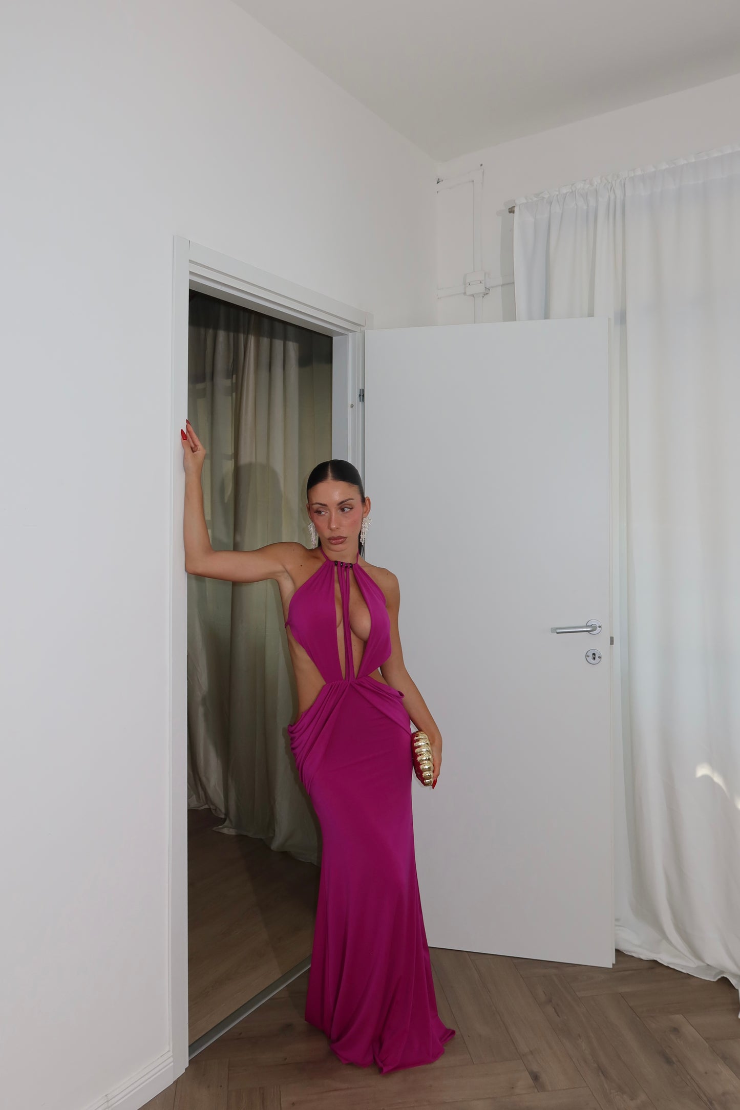 LongDress PUNTA CANA magenta