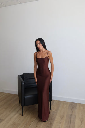 LongDress MARLA choco