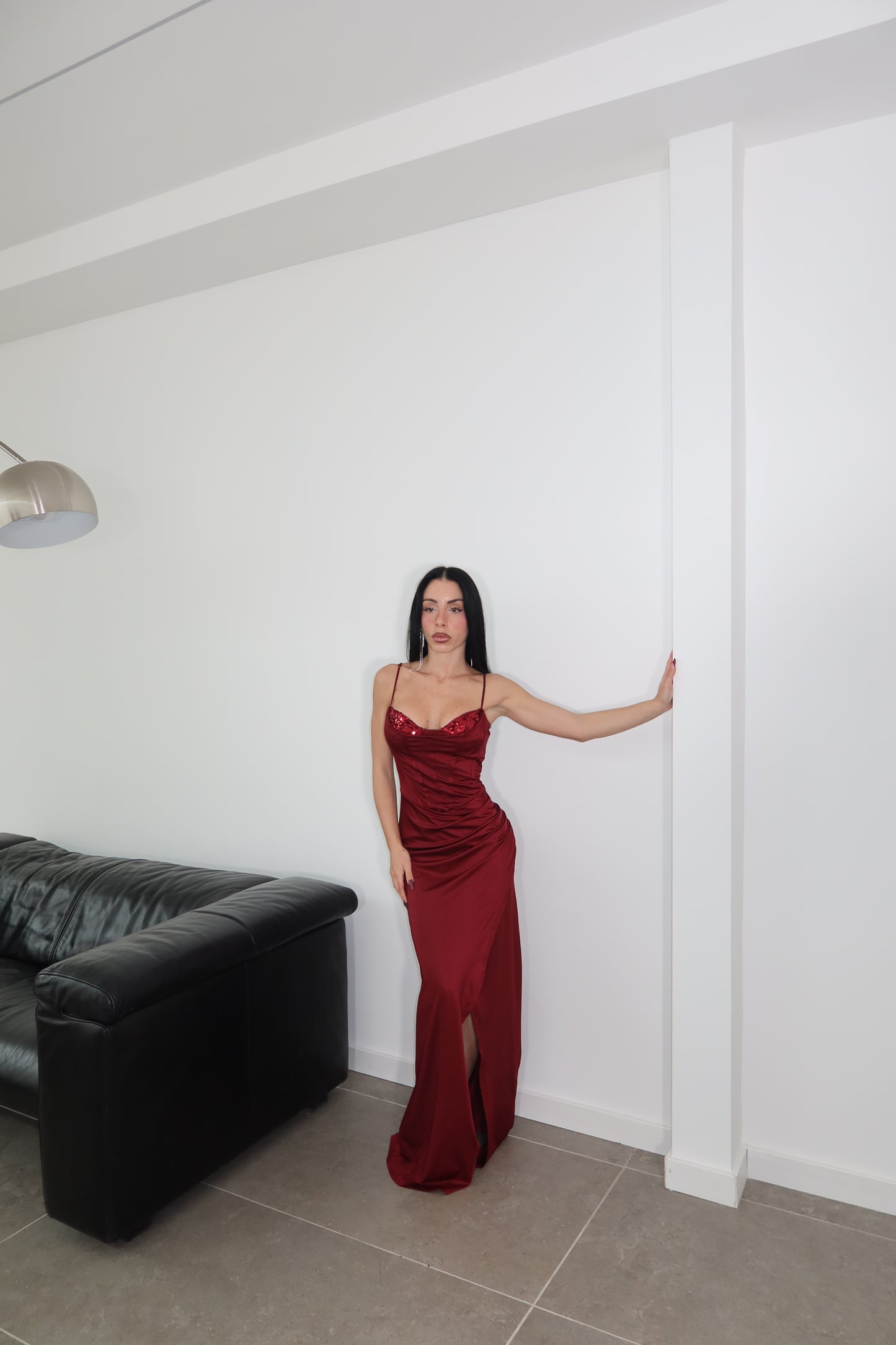 LongDress ANTIDA bordeaux