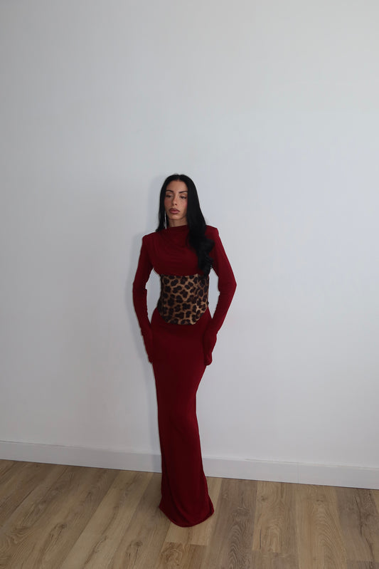 LongDress FIERCE bordeaux