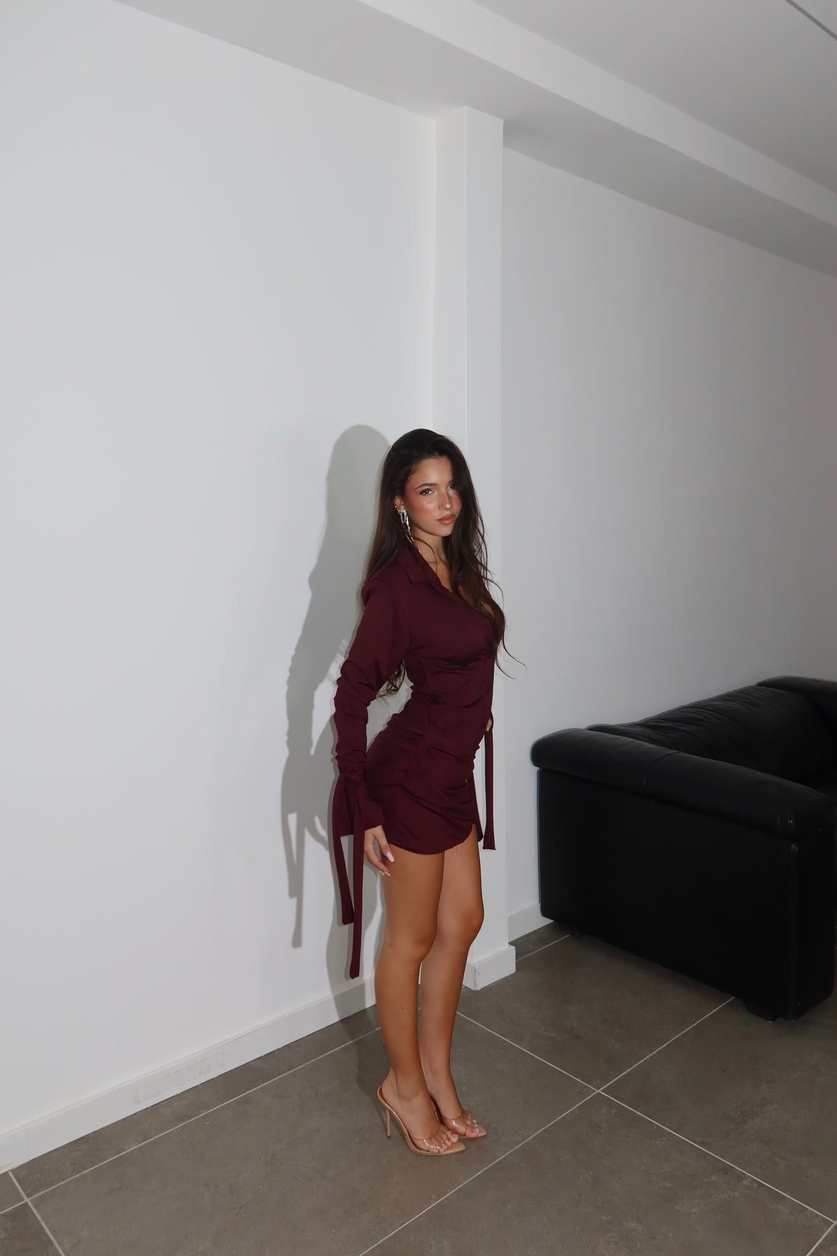 Minidress MY TYPE bordeaux