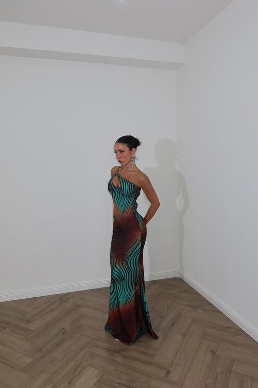 LongDress GEMINI zebrato