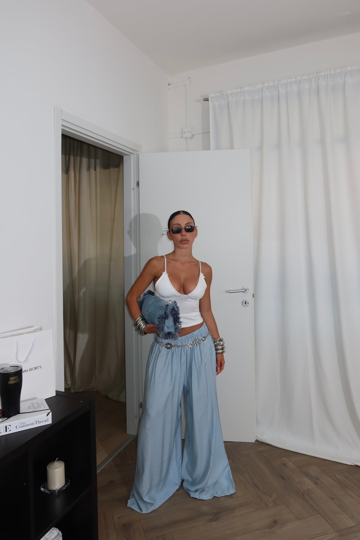 Pants FRESCO azzurro